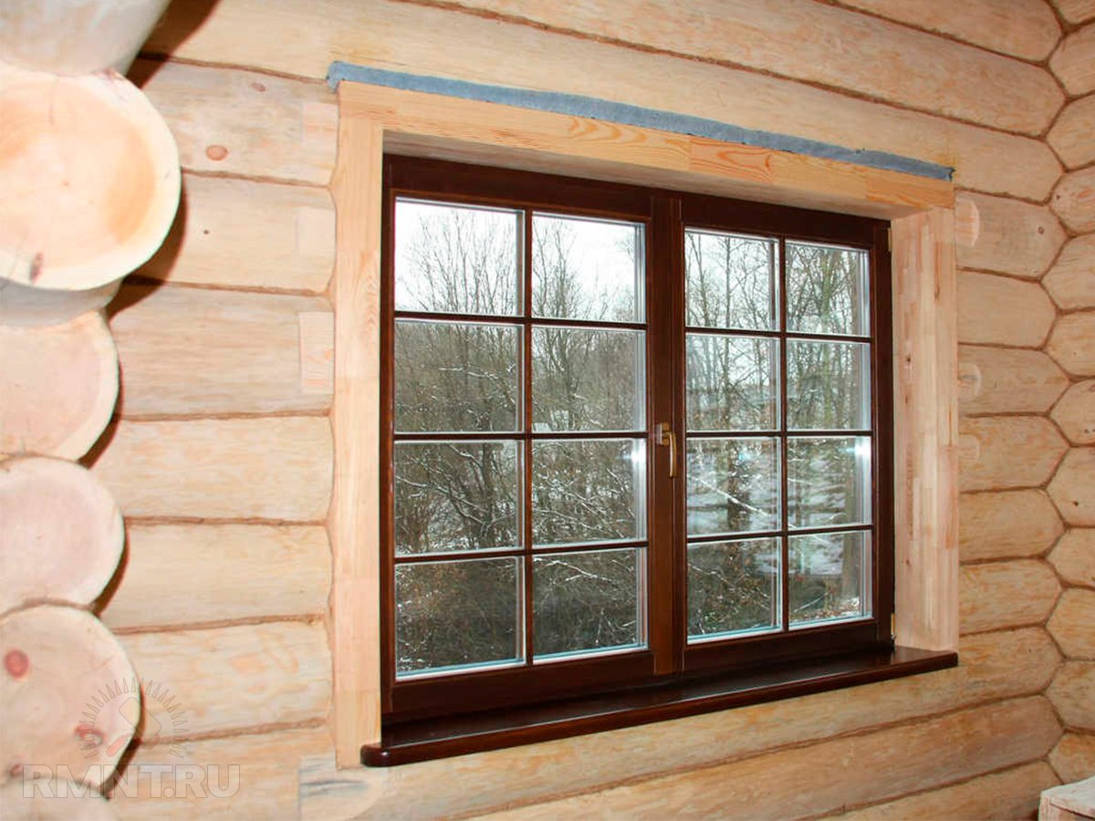 
Укоси для вікон вдеревянном будинку: варіанти обробки
