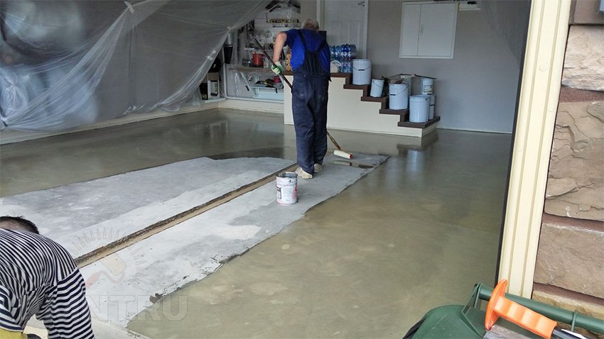
Пол в гаражі: поліуретанова просочення і покриття для бетону
