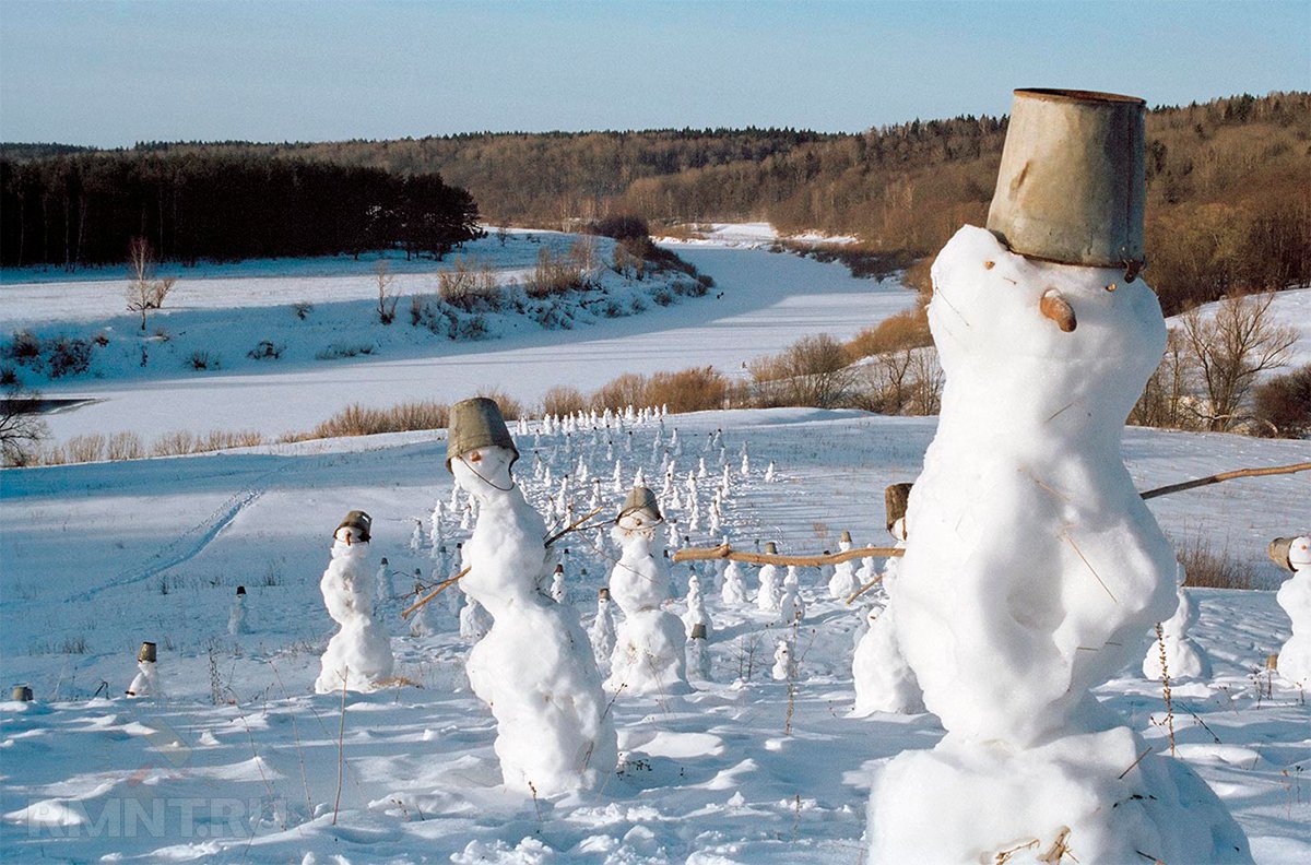 Фотопідбірка: російська зима в селі