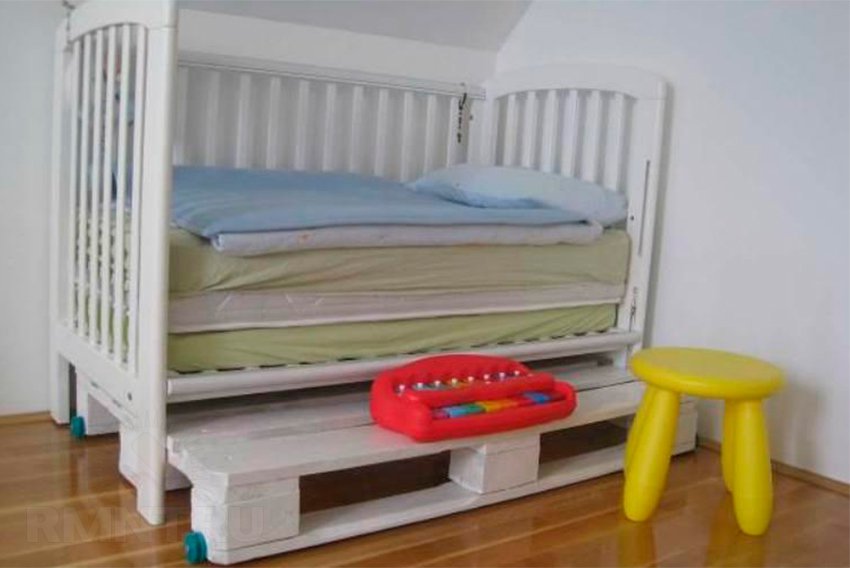 Ідей для створення ліжка з палет