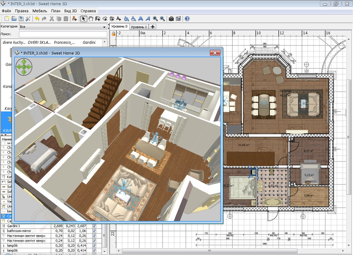 Проектування будинку в Sweet Home 3D