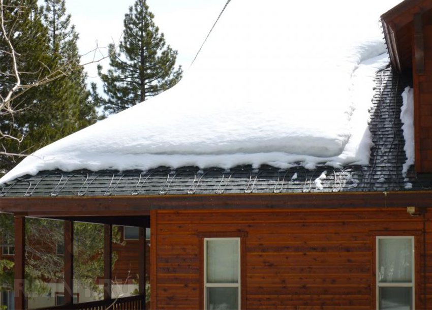 Обігрів даху: як зробити систему антілёд для водостоку і покрівлі