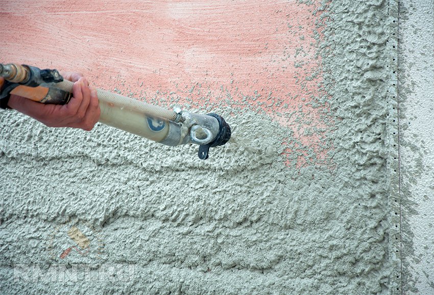 Торкретування або набризк-бетон: технологія процесу