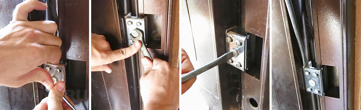 Як усунути перекіс металевих дверей