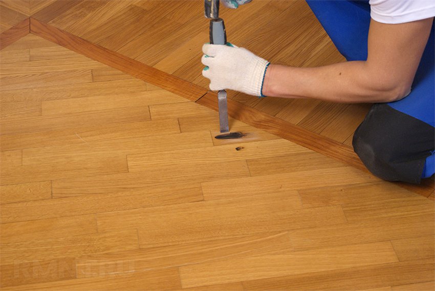 Паркетні підлоги: ремонт та відновлення паркету своїми руками