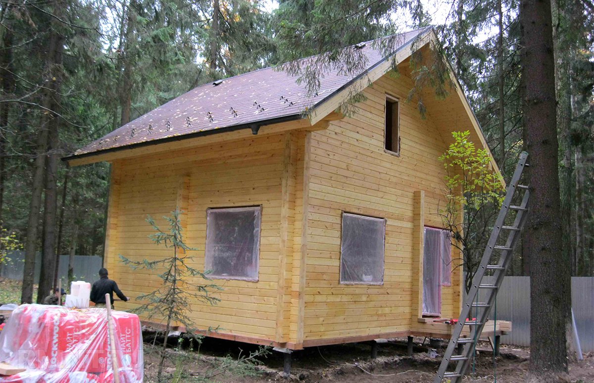 Консервація будинку з бруса на зиму