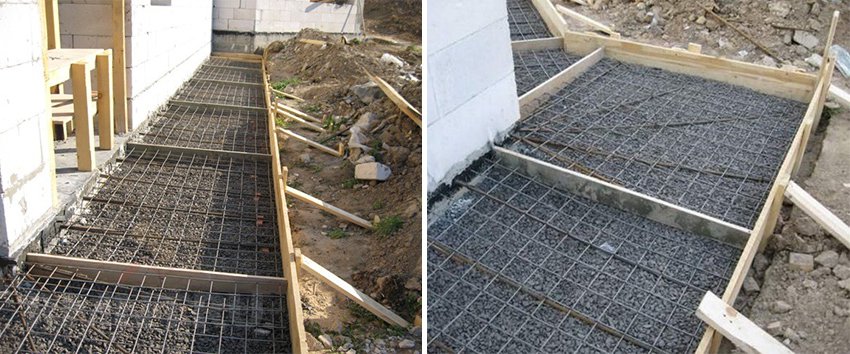 Армування бетонних вимощення