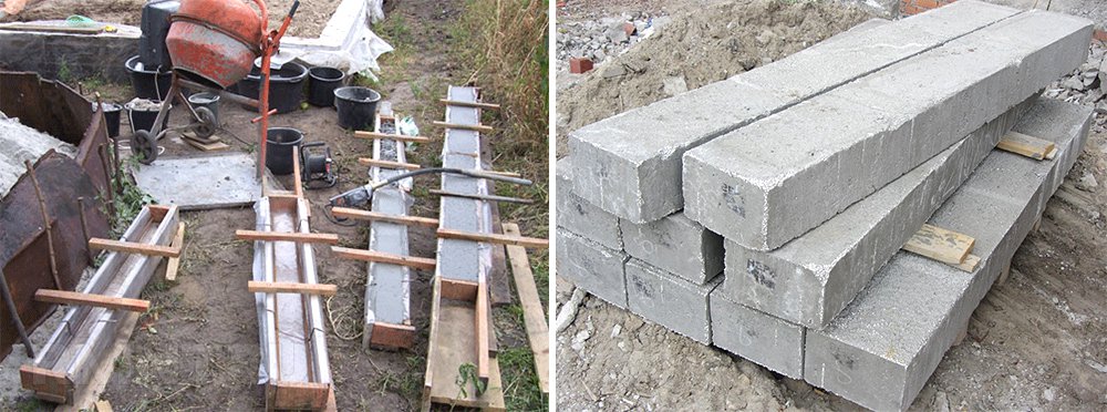 Виготовлення бетонних перемичок