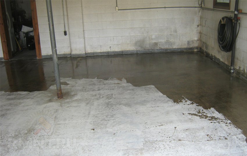 Пол в гаражі: поліуретанова просочення і покриття для бетону